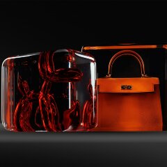 Интерьерный сувенир «Сумка красная» подарок девушке