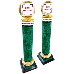 Памятные сувениры из малахита «Лучший дилер» для корпоративных подарков партнёрам