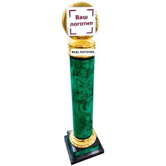 Памятные сувениры из малахита «Лучший дилер» для корпоративных подарков партнёрам