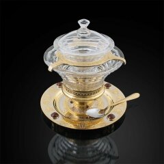 Украшенная икорница «Грация»