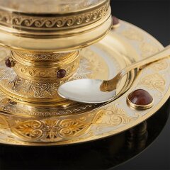 Украшенная икорница «Грация»