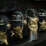 Подарочный набор для пикника «Охота» в кожаном чемодане