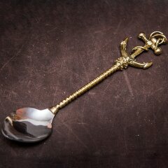 Подарочный подстаканник «Якорь» с художественным литьём