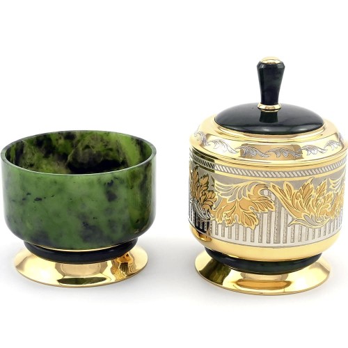 Подарочный набор для чая «Нефритовый» на годовщину свадьбы