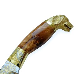 Подарочный нож «Охотничий пёс» с фигуркой собаки