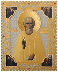 Икона Сергий Радонежский