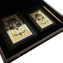 Подарочный набор «Герб России» (обложка автодокументы, ежедневник, ручка)