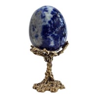 Пасхальное яйцо из синего лазурита