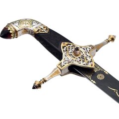 Подарочная сабля «Зульфикар» с двумя клинками из дамасской стали