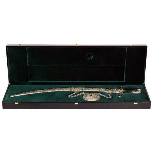 Подарочная сабля «Зульфикар» с двумя клинками из дамасской стали