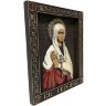 Именная икона «Преподобномученица Евгения Римская» с кристаллами Сваровски