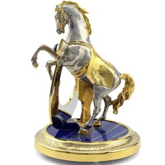 Сувенирная лошадь на дыбах «Подкова на счастье» в подарочной упаковке