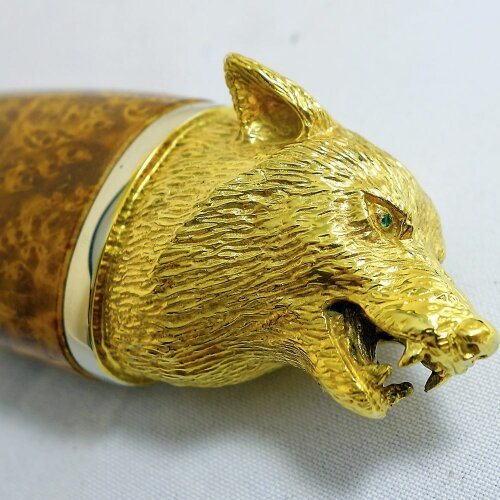 Сувенирный нож «Волк» в кожаных ножнах