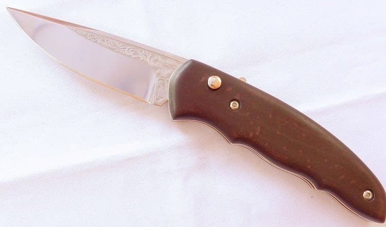 Нож складной Боец длиной 210 мм, ножны (чехол)