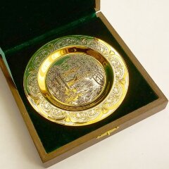Декоративная тарелка «Природа Урала» в подарочном футляре