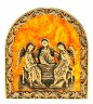 Икона из янтаря «Троица»