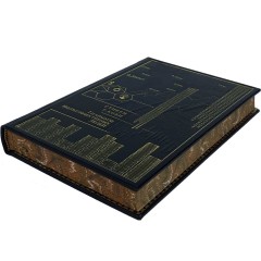 Подарочная книга «Семь навыков высокоэффективных людей» — кожаный переплет с золотым тиснением