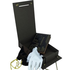 Подарочная книга «Семь навыков высокоэффективных людей» — кожаный переплет с золотым тиснением