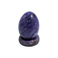 Сувенирное пасхальное яйцо из чароита