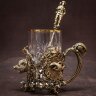 Подарочный подстаканник «Сафари» с художественным литьём