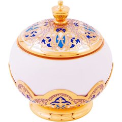 Фарфоровый чайный сервиз «Орнамент» с сахарницей