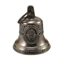 Сувенирный колокольчик из бронзы «Никольский морской собор» (Кронштадт) — памятный подарок из СПб