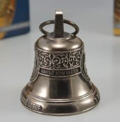 Сувенирный колокольчик из бронзы «Никольский морской собор» (Кронштадт) — памятный подарок из СПб