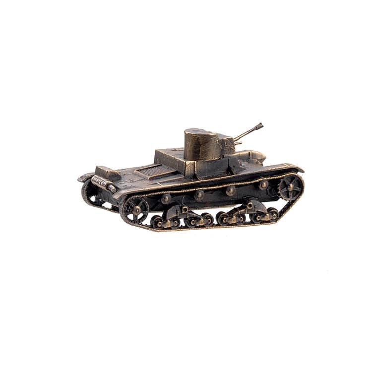 Миниатюрная модель огнемётного танка «ХТ-26»