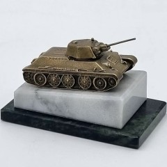 Бронзовый сувенир «Танк» (1941-1945) — участник в военных парадах Дня Победы