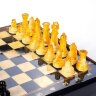 Малые шахматы из янтаря «Фэнтези» с фигурами
