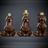Сувенирные фигурки из дерева «Шахматные Тигры»
