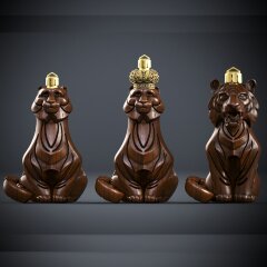 Сувенирные фигурки из дерева «Шахматные Тигры»