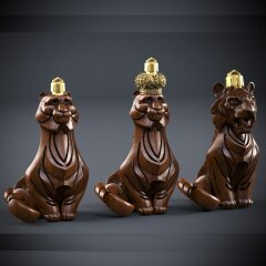 Сувенирные фигурки из дерева «Шахматные Тигры»