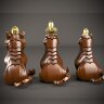 Сувенирные фигурки из дерева «Шахматные Тигры»