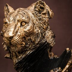 Подставка для бутылки «Тигр» с рюмками перевёртышами