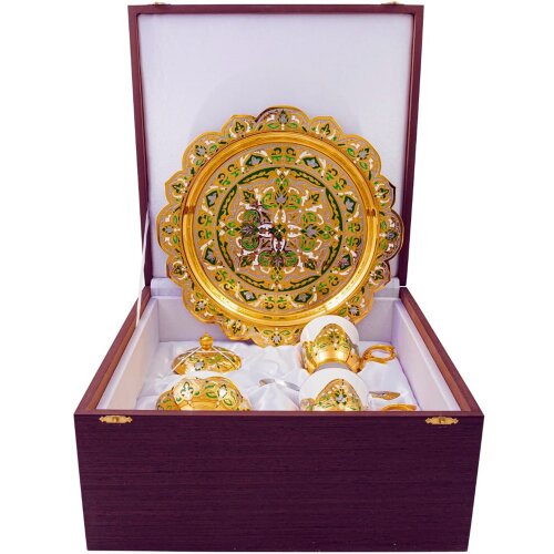 Подарочный чайный набор «Орнамент» с подносом