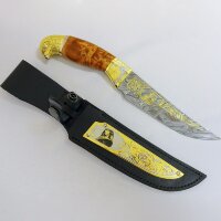 Сувенирный нож «Сокол» с дамасским клинком