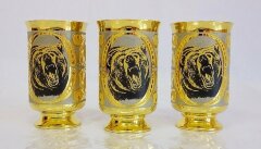 Набор охотничий "Фляжка + 3 стопки"