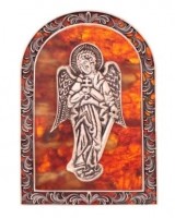 Панно из янтаря «Ангел»