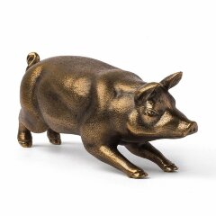 Бронзовая статуэтка «Cвинья»