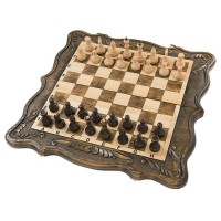 Резные шахматы с нардами «Ереван»