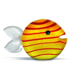 Подарочное пресс-папье из художественного стекла «Рыба жёлтая»