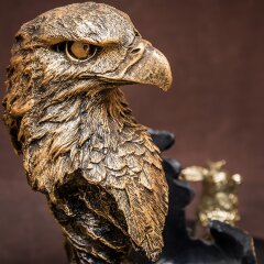 Подставка для бутылки «Орёл» с рюмками перевёртышами