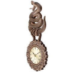 Настенные часы с фигуркой «Змея» — символ Нового 2025 года