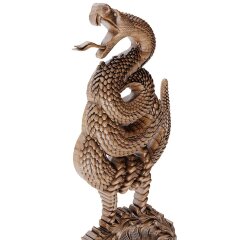 Настенные часы с фигуркой «Змея» — символ Нового 2025 года