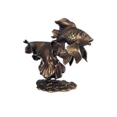 Бронзовая статуэтка «Рыбка желаний» в подарок девушке