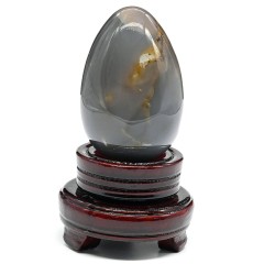 Сувенир пасхальное яйцо «Агат» из натурального камня