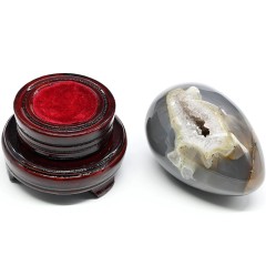 Сувенир пасхальное яйцо «Агат» из натурального камня