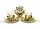 Кофейный набор «Дуэт» с агатами