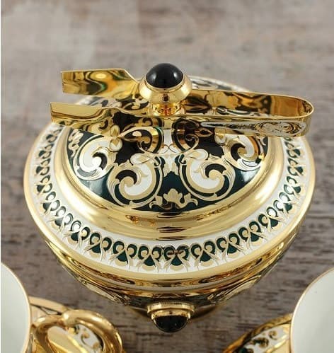 Кофейный набор «Дуэт» с агатами